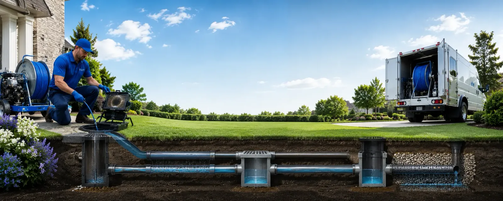 Outdoor drain cleaning information for Tuxedo Park, NY